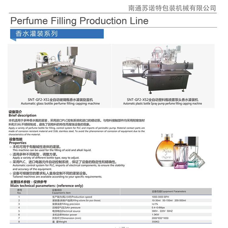 11苏诺特全自动喷雾消毒剂灌装机 香水 液体伤口敷料灌装旋盖机