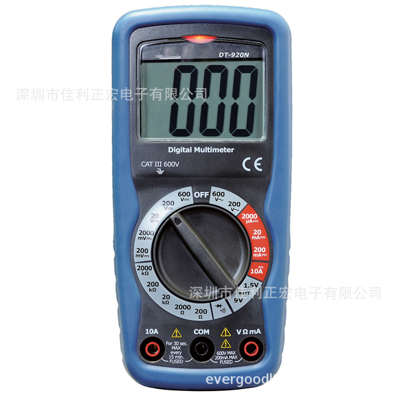 CEM华盛昌DT-920N自动量程数字 电压电流非接触电压测试