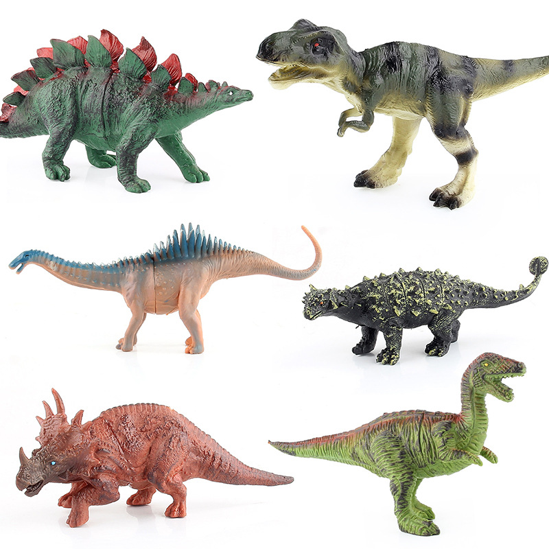Jurásico simulación pequeño dinosaurio animal 13 pequeño modelo juguetes huecos sola bolsa pequeño dinosaurio transfronterizo exportación