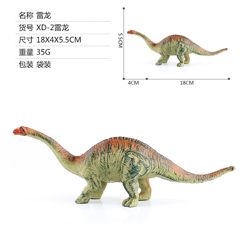 Serie de dinosaurios jurásicos transfronterizos, Plesiosaurio, Triceratops, Tiranosaurio, modelo de dinosaurio estático de plástico, juguete de animal