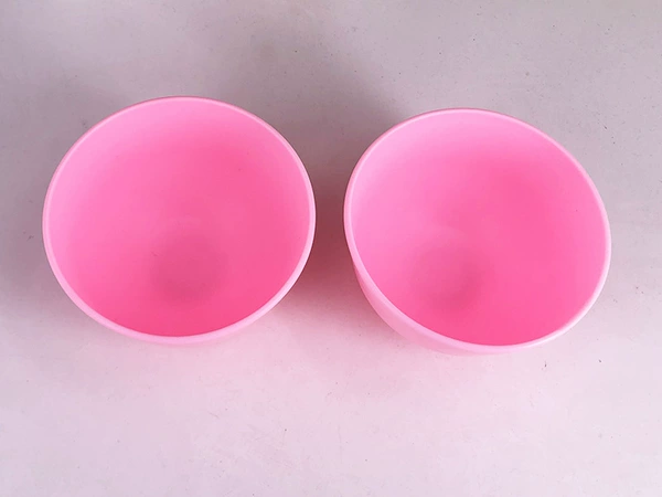 Solid pink 10cm bowl