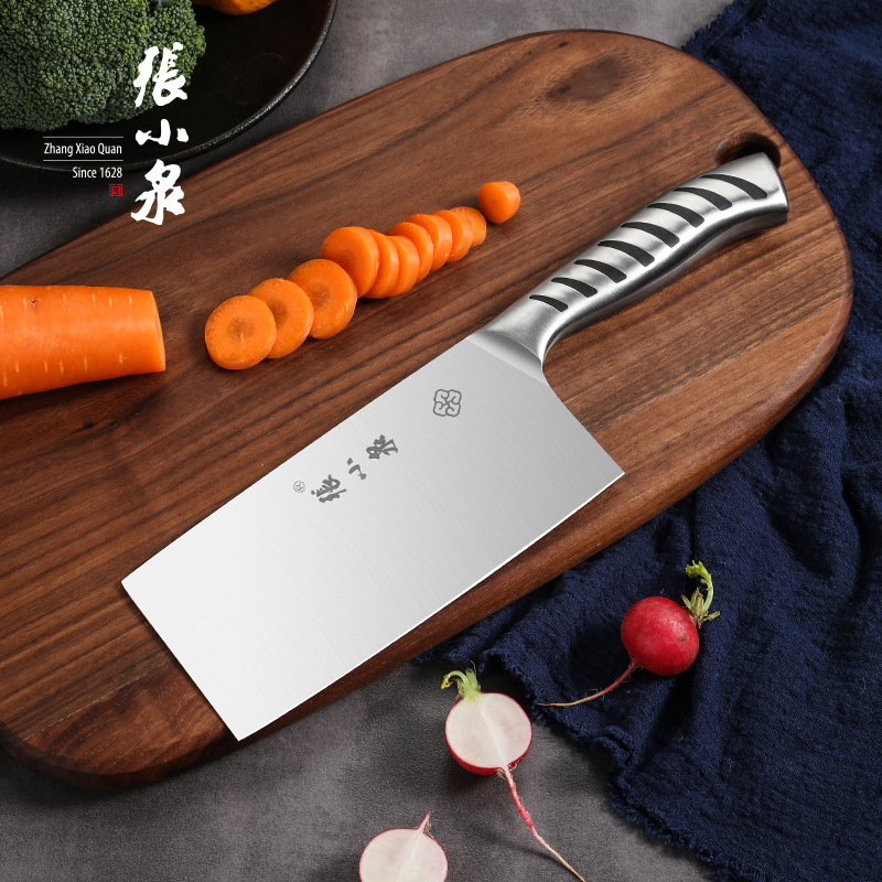 张小泉菜刀厨房工具片刀切菜刀切片刀厨师刀D10402300不锈钢刀具
