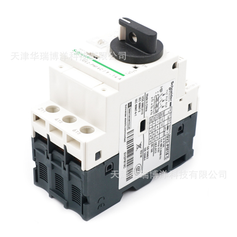 GV2PM16C旋钮控制电动机保护断路器电流9-14A导轨安装