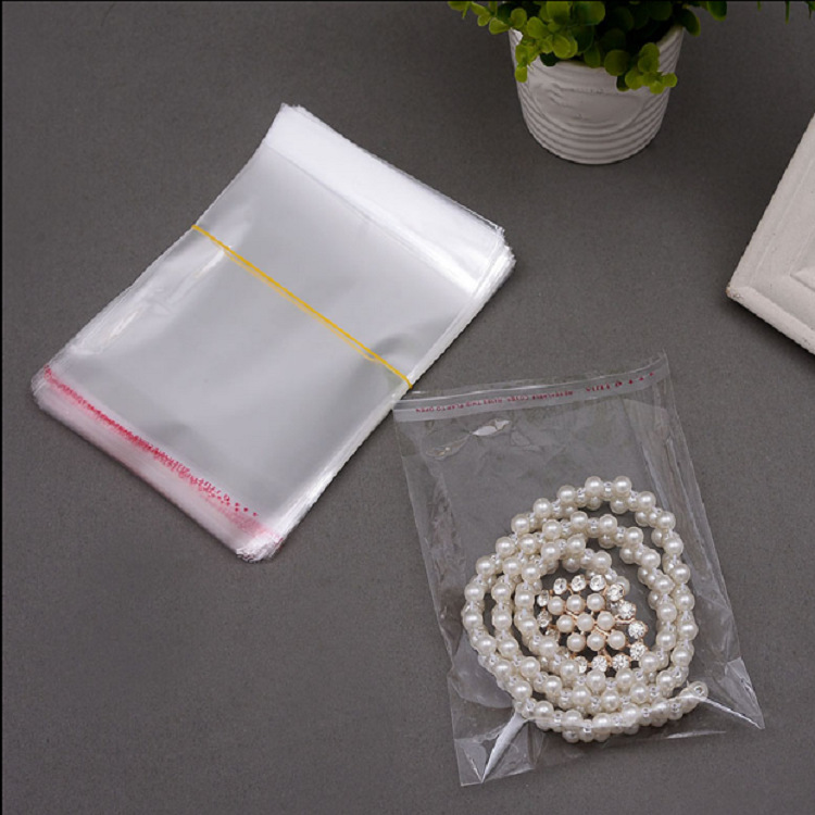 厂家现货批发opp袋子 透明自粘包装袋opp不干胶塑料袋可印刷LOGO