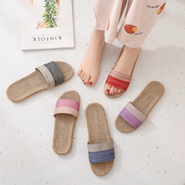 家居棉鞋;亚麻拖鞋;布艺拖鞋