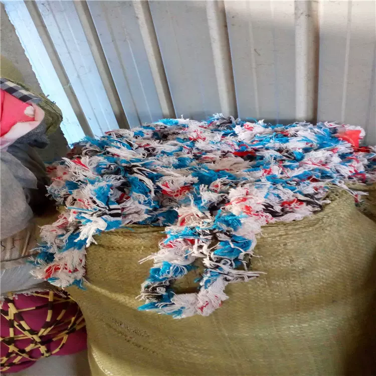 厂家批发吸水布吸油全棉棉丝杂色擦机纱线头白擦机纱耐用吸油棉布