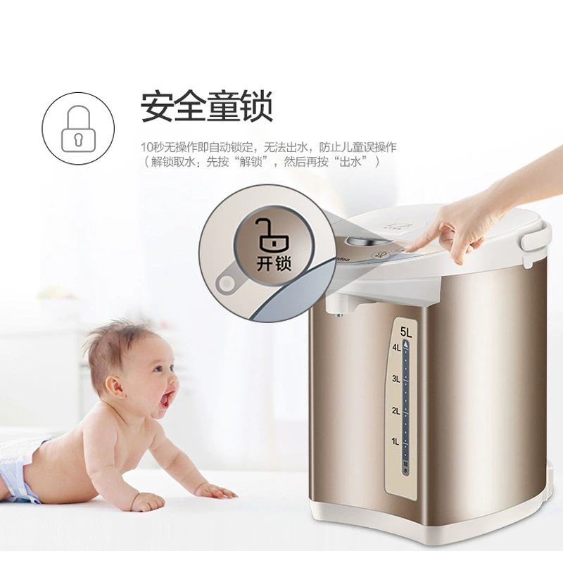 Чайник Midea/, термос для домашнего использования из нержавеющей стали, 5 объёмов, нержавеющая сталь AISI 304