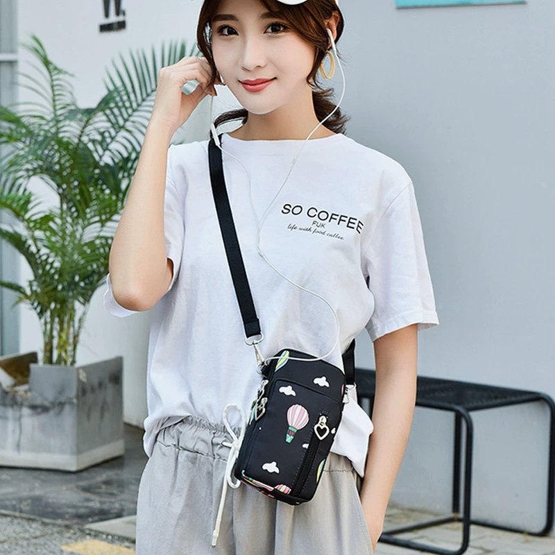 Small Crossbody Phone Bag, 6.5" Compatible, One-Shoulder/Wrist Convertible Strap