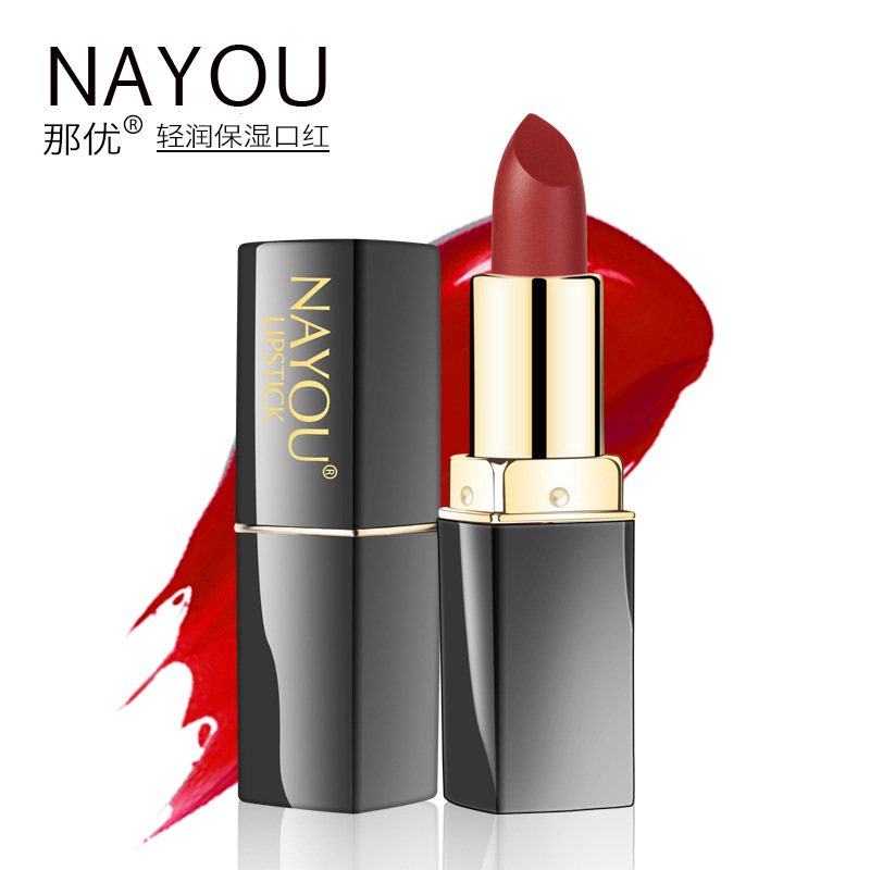 Nayou Nayou Makeup Douyin Same Style Lipstick Waterproof Moisturizing Moisturizing Student Lipstick Wholesale Dropshipping