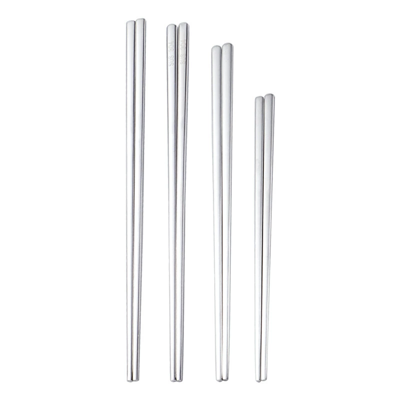 Эн Chopsticks из нержавеющей стали, корейская столовая посуда, 3 мм, 50 г