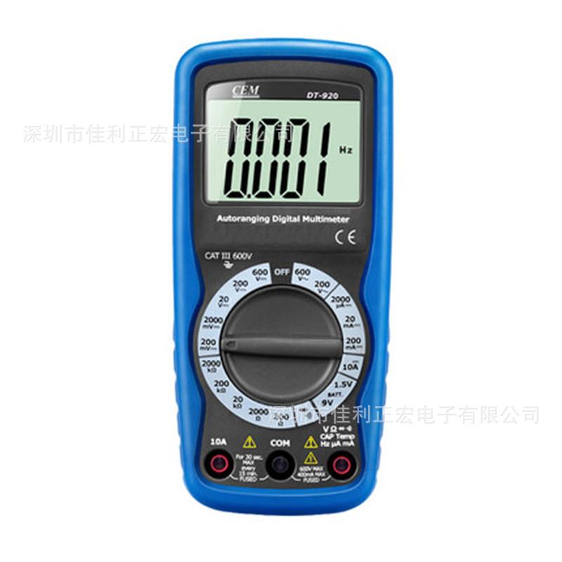 CEM华盛昌DT-920自动量程 非接触式交流探测器