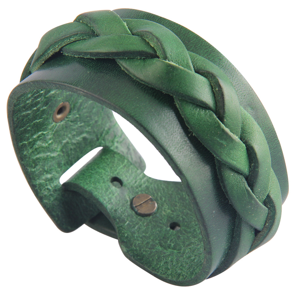 Double -layer woven green