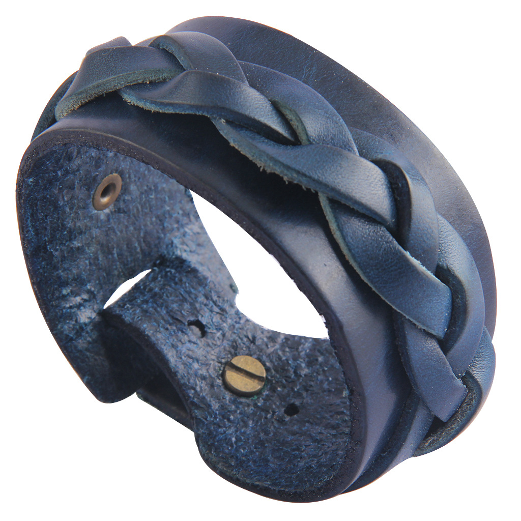 Double -layer woven blue