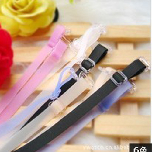 1 cm silicone shoulder strap / transparent shoulder strap / bra strap with adjustable extender