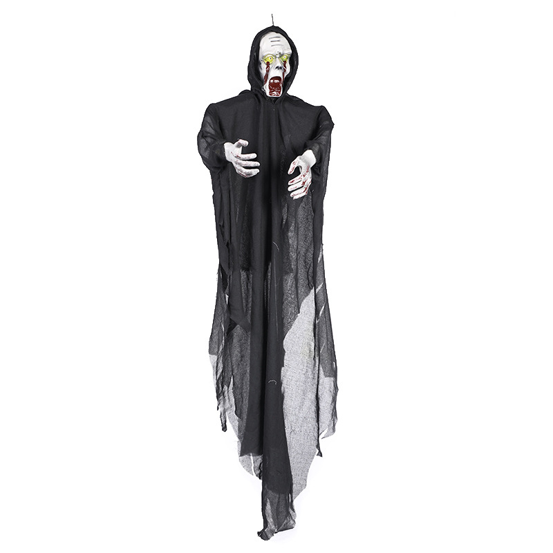 Truco de Halloween que gira accesorios fantasma venta por mayor truco de diseño de escena de Halloween divertido gran fantasma giratorio