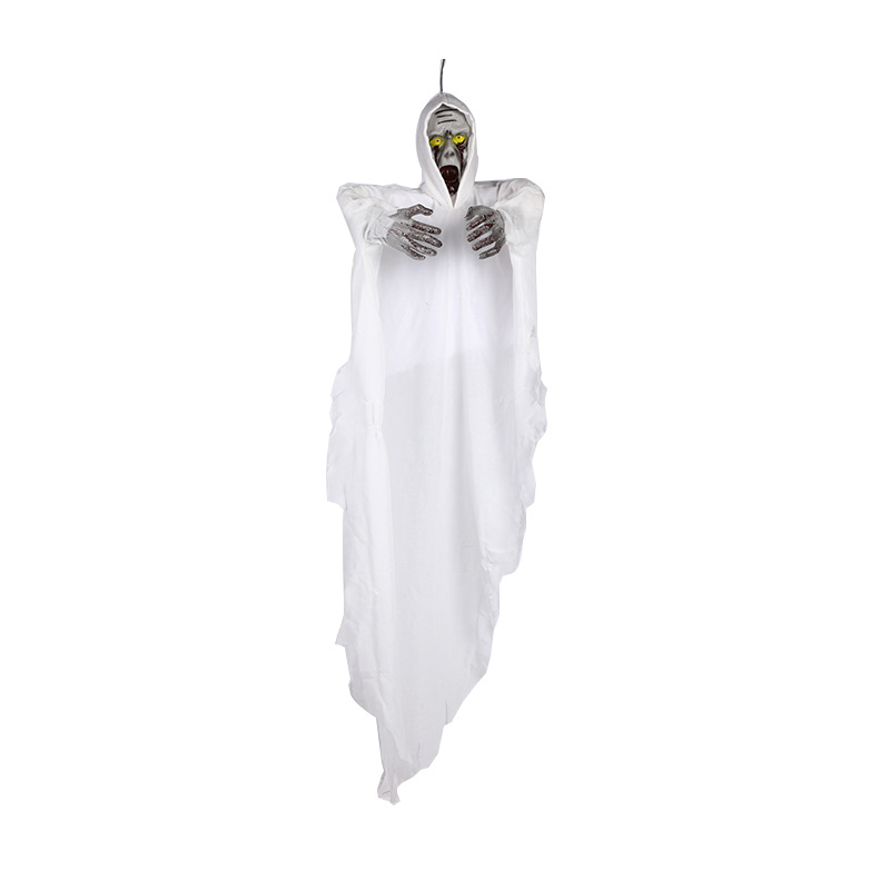 Truco de Halloween que gira accesorios fantasma venta por mayor truco de diseño de escena de Halloween divertido gran fantasma giratorio