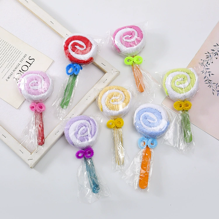 Рекламные полотенца полотенце Завод прямого волокна полотенце леденец творческое полотенце может быть напечатано с логотипом