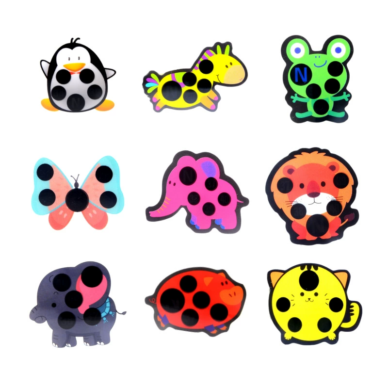 Мультяшный термометр на лбу Карта температуры для купания младенцев Рекламный подарок для матери и ребенка Детский патч для измерения температуры лба