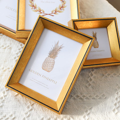 Modern European style light luxury photo frame for table setting plus flushing photo frame of any size for living room and bedroom 6 inches