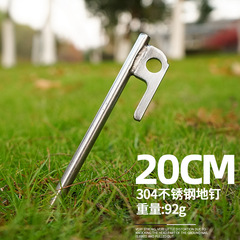 Outdoor cement nails 304 stainless steel ground nails reinforced camping canopy tent nails camping 20CM wholesale