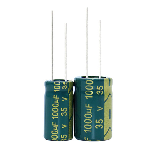 35V 1000UF 35V JCCON Green Gold High Frequency Low Impedance Switching Power Supply Aluminum Electrolytic Capacitor 10x20 13x21