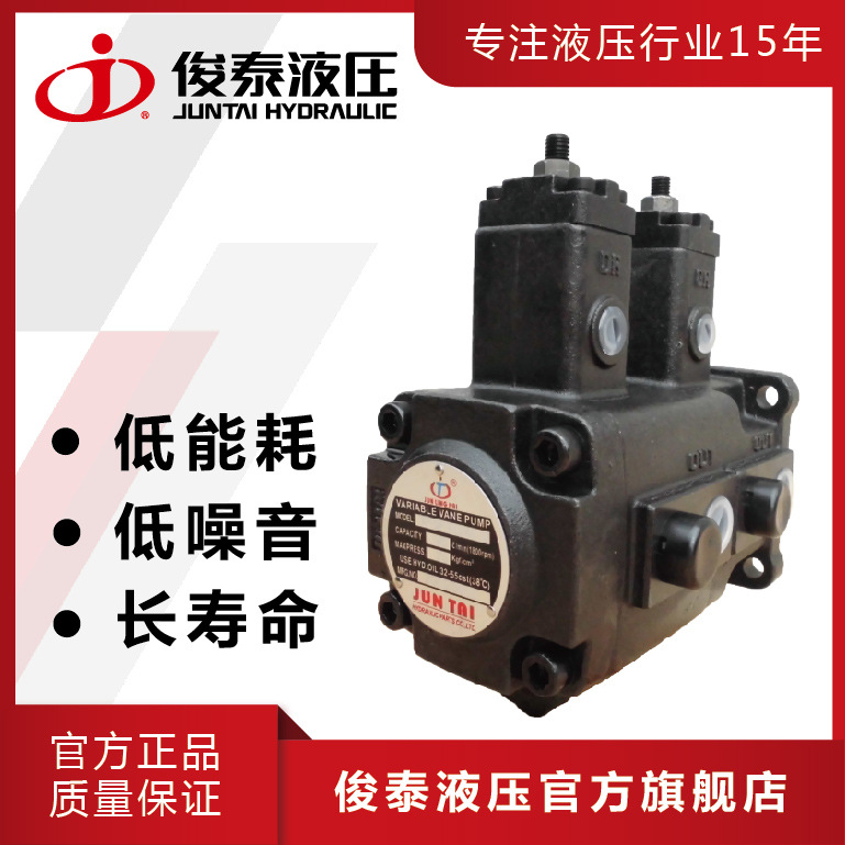 俊泰低噪音VP-DF-40/40-D 变量双联叶片泵机床用液压油压泵浦