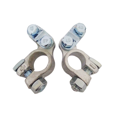 Car Battery Connector Elbow Brass Tin-Plated Terminal Battery Power Terminal Connector Car Modification Parts (Power supply, ignition system accessories)