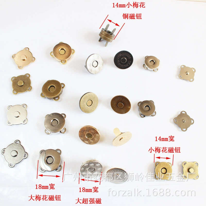 18 мм круглая высоска пряжка для рта в форме сливы в форме ручки