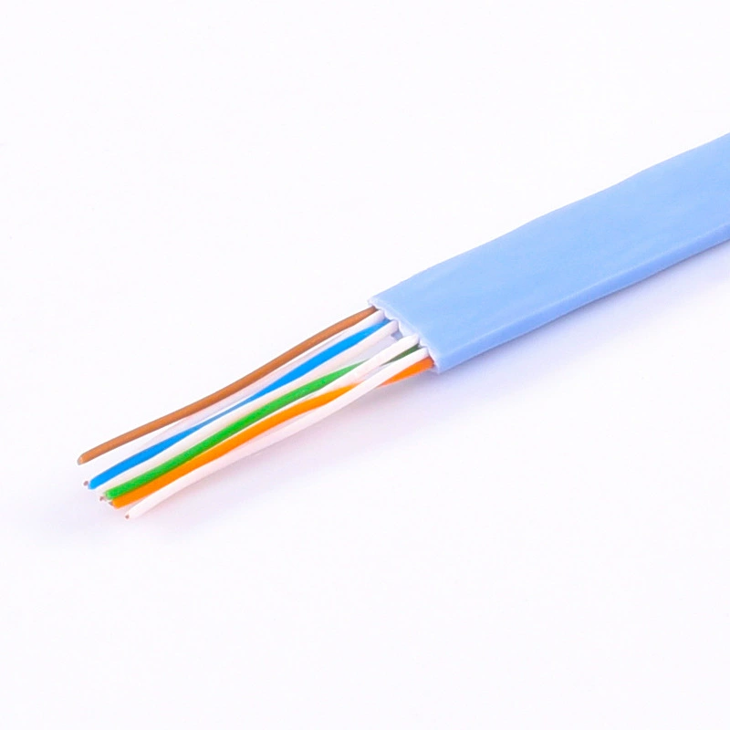 Оптовая закупка шести категорий CAT6 плетёный сетевой кабель кислород и медь, гигабитная компьютерная сетевая линия одна прямая медная 8 жил