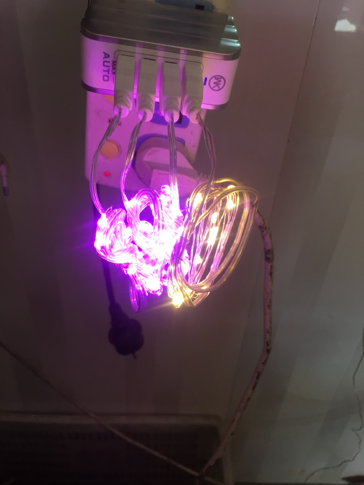 Cadena de luces constantes con cable de cobre USB, 10 metros, 100 luces, luces de cadena impermeables, luces navideñas, luces de cadena con cable de cobre, decoración de bodas