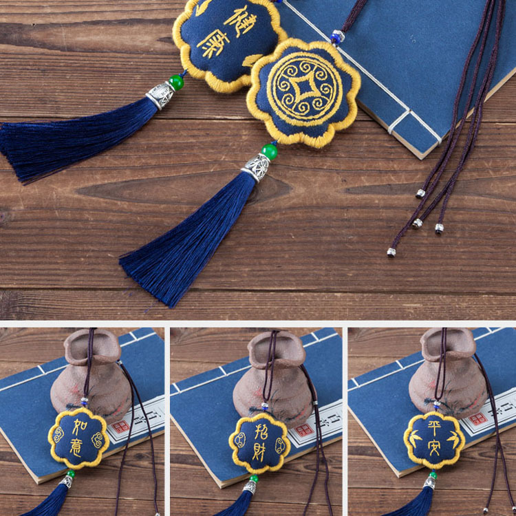 Bordado material de bricolaje paquete bolsita bendición bolsa bordado kit de seguridad amuleto creativo auto-bordado regalo hecho a mano