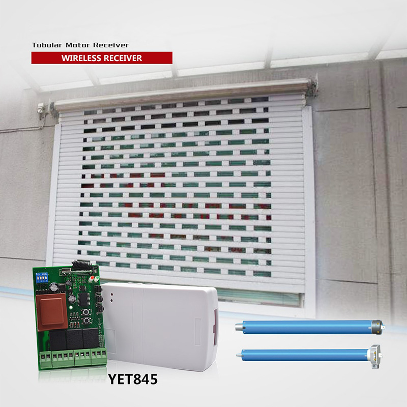 智能WiFi车库门开关停控制器 带遇阻停 管状电机手机远程控制器