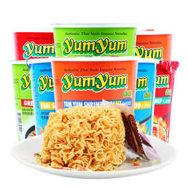 泰国原装进口方便面食品  养养牌yumyum泰式杯装速食泡面批发70g