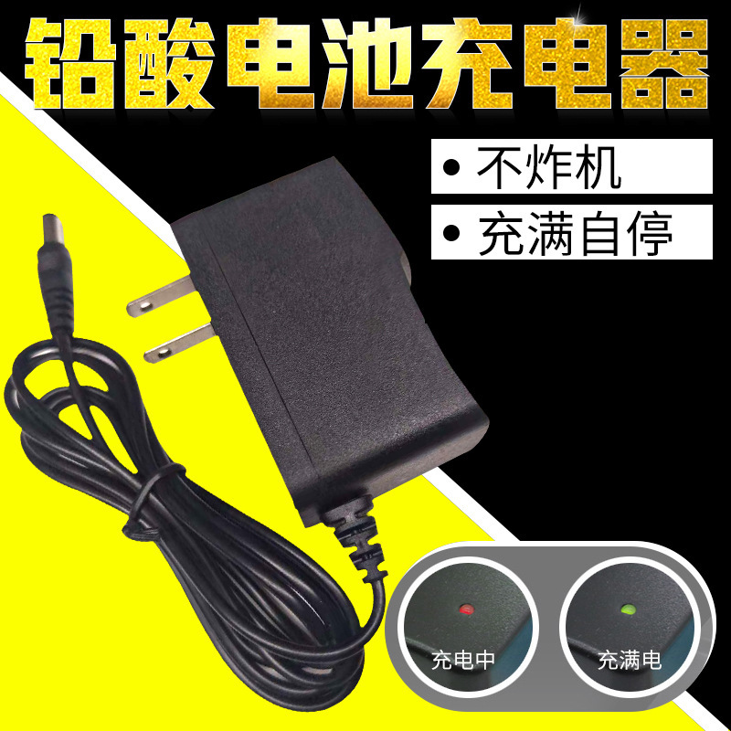 儿童车充电器6v/800mA/1A铅酸电池充电器 手臂式电子血压计充电器