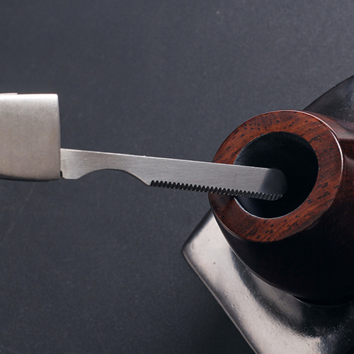 Mahogany pipe knife, three-in-one pipe knife press, pipe accessories, handmade solid wood smoking tools, cross-border