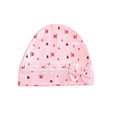 Korean-style polka dot bow anti-headwind maternity cap, postpartum cap, postpartum recovery cap, mother and baby supplies