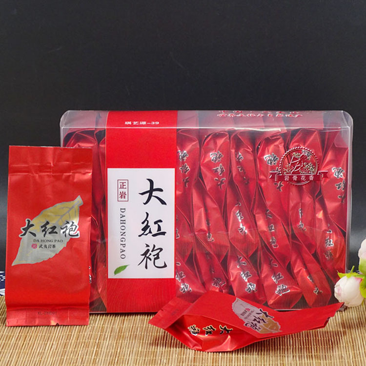 Fujian rock tea alpine dahongpao tea fragrant new tea oolong tea PC small package 26 packs a box of 130 grams