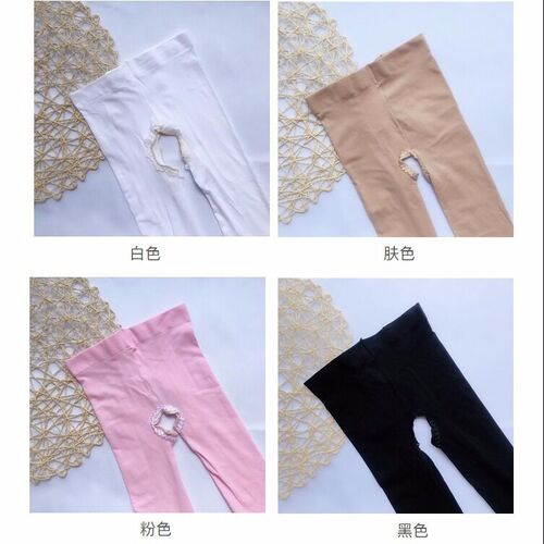 Open white stockings matte velvet pantyhose spring and autumn flesh-colored cute Japanese style sexy no-take-off socks Japanese style