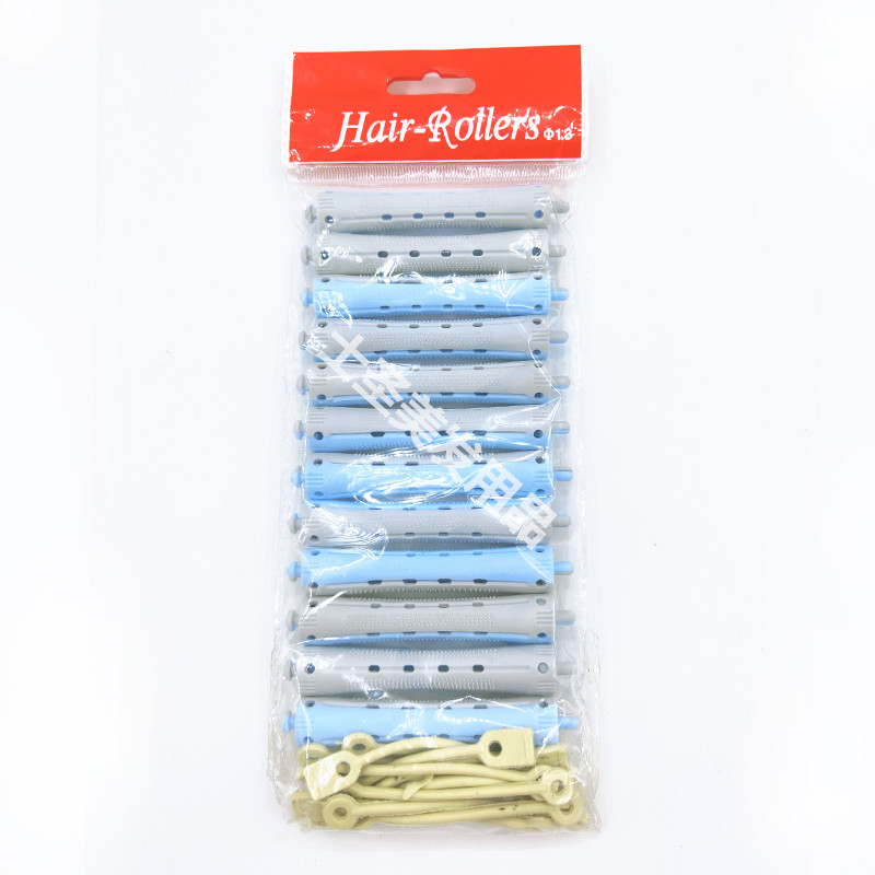 Peluquería herramientas para el cabello banda hueca banda de goma Barra de curling Barra de dos colores barra perm Barra de Perm fría forma de cabello rizado