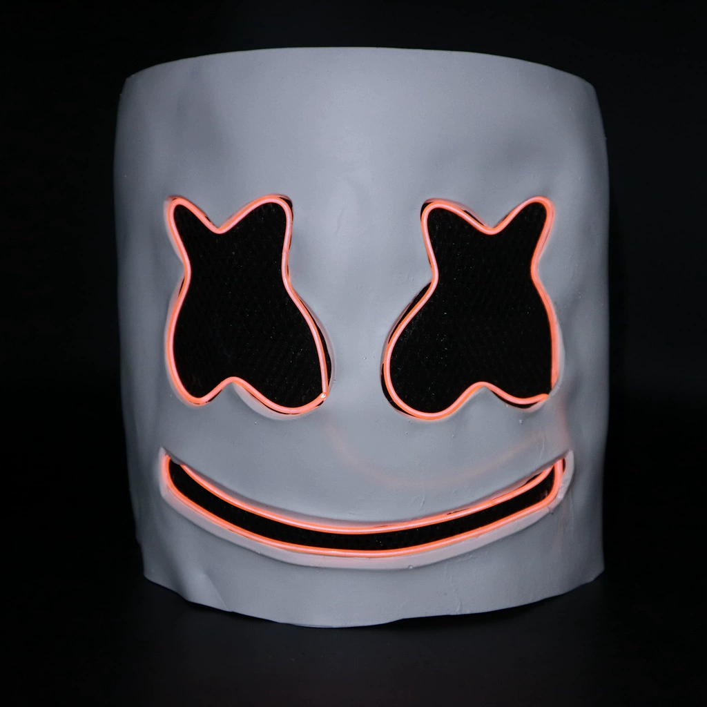 Хэллоуин-маска Eva Marshmello с головной маской маска маска маска маска Нажиматель предлока для танца Хэллоуина