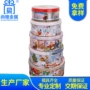 定制圣诞圆形药品铁盒