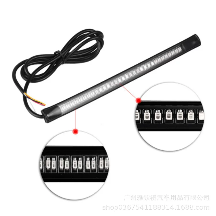Мотоциклетная светодиодная панель GM 48smd светодиодная осветительная панель, водонепроницаемая задняя фонарь для мотоцикла, лицензионный задний фонарь