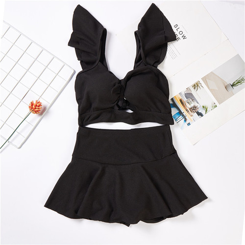 2024 split swimsuit women's two-piece bikini small fresh and cute girly hot spring internet celebrity swimsuit