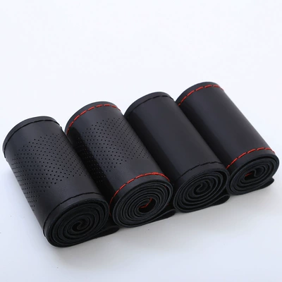 Steering wheel cover, First-layer steering wheel cover leather