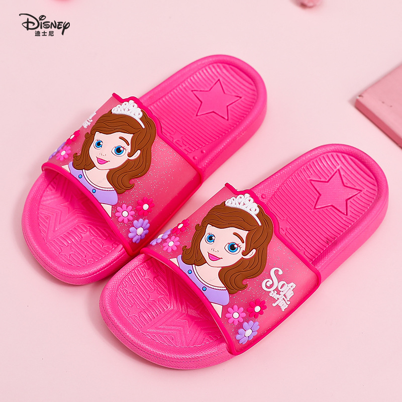 [30% de descuento en la compra] Disney Summer New Marvel Indoor Antideslizante Home Ice Snow Children's Zapatillas exteriores