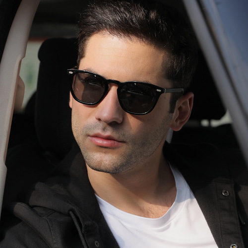 New AORON Fashion TR Polarized Color Changing Sunglasses Aluminum Magnesium Sunglasses Night Vision Goggles Wholesale A581BS