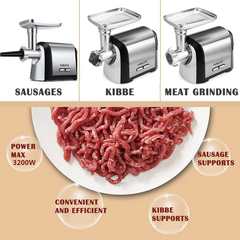 SOKANY 088 electric meat grinder household multi-functional fully automatic stainless steel minced meat filling machine sausage filling machine