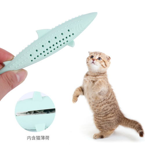 Cat mint silicone toy cat stick, mint tooth cleaning and molar stick from the same manufacturer