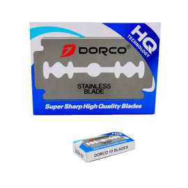 多乐可不锈钢双面刀片双刃刮胡剃须刀老式剃毛手动100复古除毛