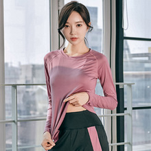 健身运动套装女长袖2020新款运动跑步显瘦速干专业秋冬宽松瑜伽服